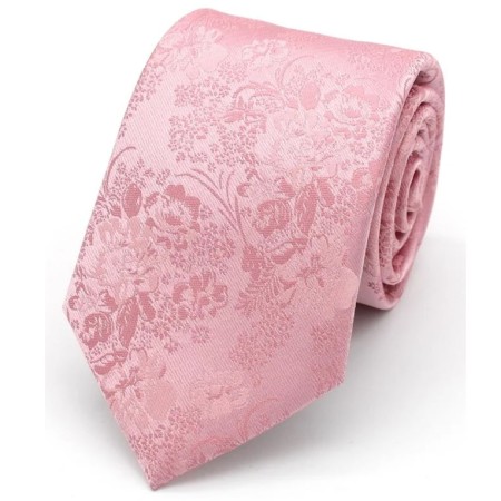 Rose Pink Pretty Floral Tie #F1700/5