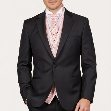 Peach Vintage Vine Formal Waistcoat #AB-WWA1004/3 ##LS