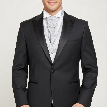 Silver Vintage Vine Formal Waistcoat #AB-WWA1004/5