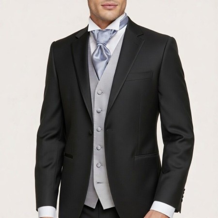 Mid Silver Morning Suit Waistcoat #AB-WWB1005/6 ##LS