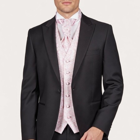 Coral Budding Paisley Wedding Waistcoat #AB-WWA1003/1 ##LS