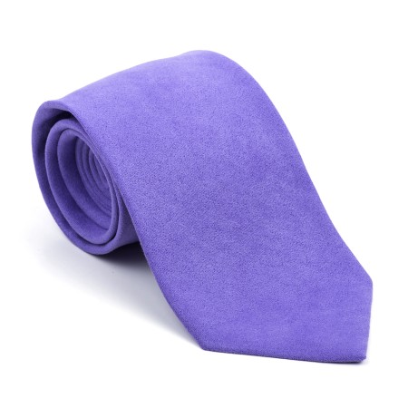 Royal Lilac Suede Tie