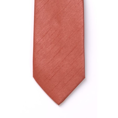 Salmon Shantung Wedding Tie #T1865/4