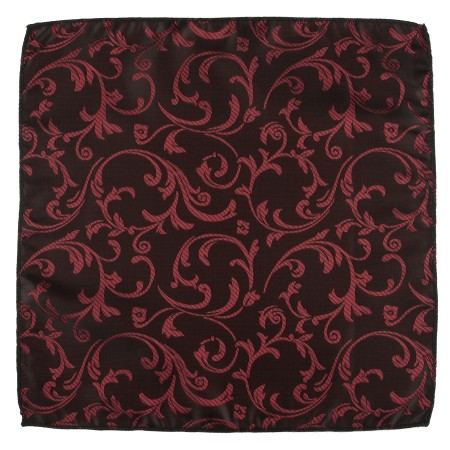 Swirl Leaf Pocket Square Gents Pocket Hankie 