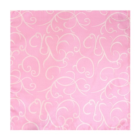 Light Pink Modern Scroll Wedding Pocket Square #AB-TPH1002/3