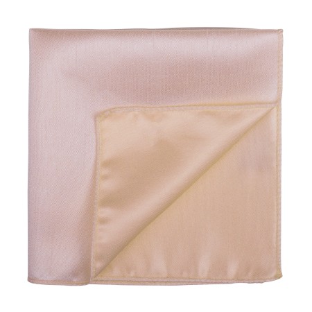 Peach Dust Shantung Pocket Square