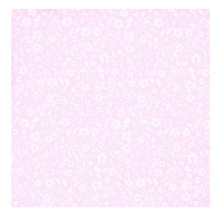 Pink Micro Floral Pocket Square #TPH1917/2