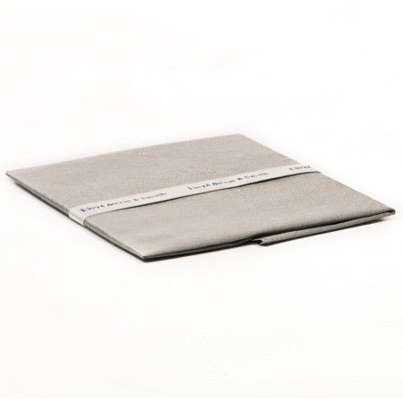 Silver Silk Shantung Pocket Square #TPH5016/2 ##LS