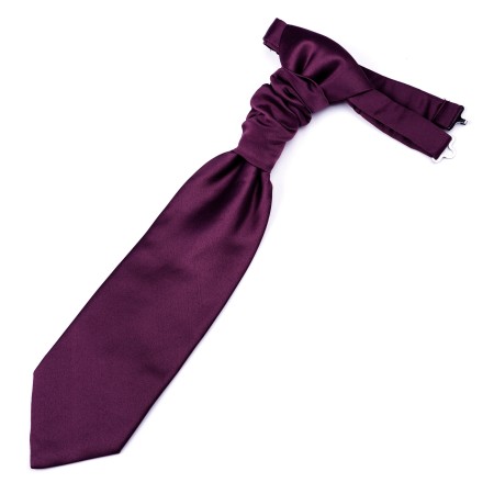 Plain Purple Rhododendron Cravat #AB-WCR1009/15 ##LS2