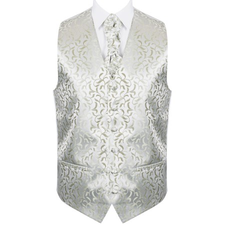 Emerald Green Vintage Vine Formal Waistcoat #AB-WWA1004/6 ##LS