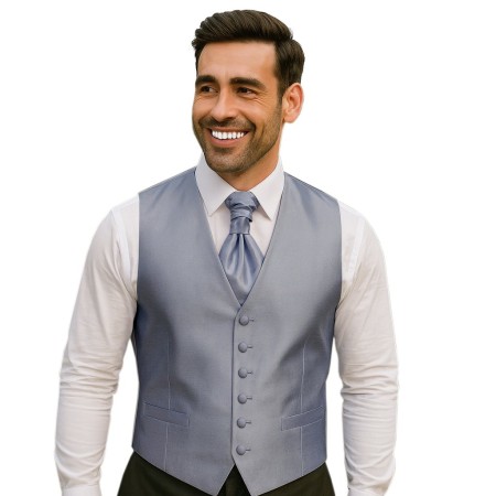 Mid Silver Morning Suit Waistcoat #AB-WW1005/6