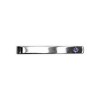 Silver Sapphire Star Sterling Silver Tie Clip #20-0011