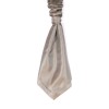 Mid Brown Twill Wedding Cravat #WCR100/4 ##LS