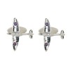 Silver Spitfire Sterling Silver Cufflinks #70-1149