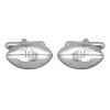Silver Rugby Ball Sterling Silver Cufflinks #70-1066