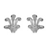 Silver Prince of Wales Sterling Silver Cufflinks #70-1288