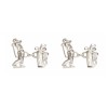 Silver Golfer Sterling Silver Cufflinks #75-8033