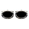 Onyx Port Hole Cufflinks