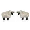 Silver Sheep Rhodium Plated Cufflinks #90-1407
