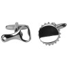Silver Bottle Top & Opener Cufflinks #90-5163