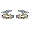 Silver Love Knot Cufflinks #90-9017