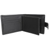 Black Real Leather Wallet #LW-15