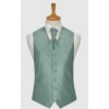 Sage Green Shantung Wedding Waistcoat #WW1866/1