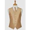 Champagne Shantung Wedding Waistcoat #WW1866/5