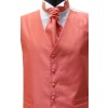 Coral Shantung Wedding Waistcoat #WW1867A/5-Men's M - 36'' to 38'' ##LS