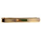 Gold Barley With Center Space Gold Plated Tie Clip #100-2878