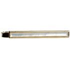 Gold Mother of Pearl Gold Plated Tie Clip #100-4610