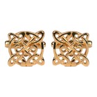 Gold Celtic Gold Plated Cufflinks #90-2037