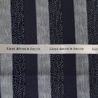 Navy Blue Texture Striped Printed Silk Pocket Hankie #TPH18/2 #LAST STOCK