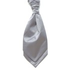 Grey Self Tie Satin Cravat #WCS1848/3