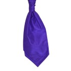 Violet Self Tie Shantung Cravat #WCS1867/6 #LAST STOCK