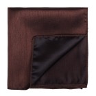 Chocolate Brown Shantung Pocket Square #AB-TPH1005/19