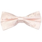 Ivory Bridal Blush Swirl Leaf Wedding Bow Tie #AB-BB1000/13 