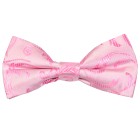Pink Swirl Leaf Wedding Bow Tie #AB-BB1000/6 