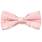 Light Pink Royal Swirl Wedding Bow Tie #AB-BB1001/3 