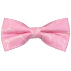 Light Pink Modern Scroll Wedding Bow Tie #AB-BB1002/3 