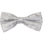 Silver Vintage Vine Wedding Bow Tie #AB-BB1004/5 