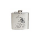 Silver Fish Stainless Steel Hip Flask #HF-05