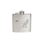 Silver Pheasant Stainless Steel Hip Flask #HF-08