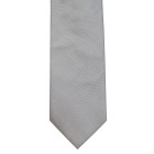 Silver Shantung Silk Tie ((S5016/2)) #LAST STOCK