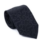 Black on Black Royal Swirl Tie #AB-T1001/8
