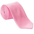 Candy Pink Fine Twill Tie #T101/1 ##LAST STOCK