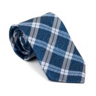 Navy Blue Wide Check Tie #AB-T1014/1