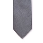 Grey Shantung Wedding Tie #T1865/1 ##LAST STOCK