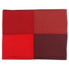 Red and Wine Silk Pocket Square #TPH03/2 #LAST STOCK