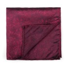Ruby Wine Floral Pocket Square #AB-TPH1012/6